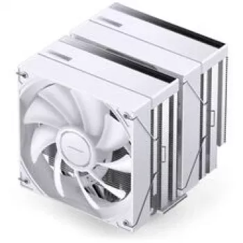 Dissipatore CPU Jonsbo CB80 dual tower con 2 ventole PWM ARGB da 120 mm — bianco