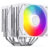 Dissipatore CPU Jonsbo CB80 dual tower con 2 ventole PWM ARGB da 120 mm — bianco