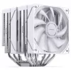 Dissipatore CPU Jonsbo CB80 dual tower con 2 ventole PWM ARGB da 120 mm — bianco