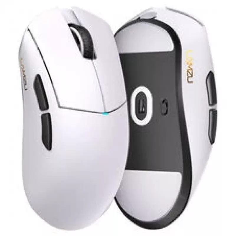 Mouse gaming Lamzu Paro — polling rate 8 kHz, wireless 2,4 GHz, bianco