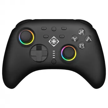 Gamepad Deltaco GAM-198 nero — Bluetooth e USB (Type-C) per Nintendo Switch, Switch 2, Switch OLED, Android, PC