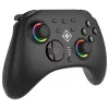 Gamepad Deltaco GAM-198 nero — Bluetooth e USB (Type-C) per Nintendo Switch, Switch 2, Switch OLED, Android, PC