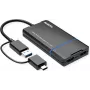 Adattatore display VALUE USB Type-A C - Dual HDMI 4K30+ 1080p ST/BU - adattatore - digitale/dati (12.99.3206)