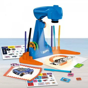 Set proiettore e scuola di disegno Hot Wheels