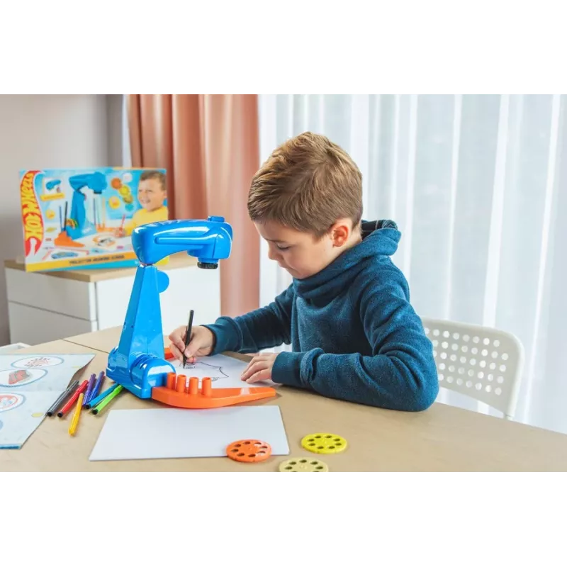 Set proiettore e scuola di disegno Hot Wheels