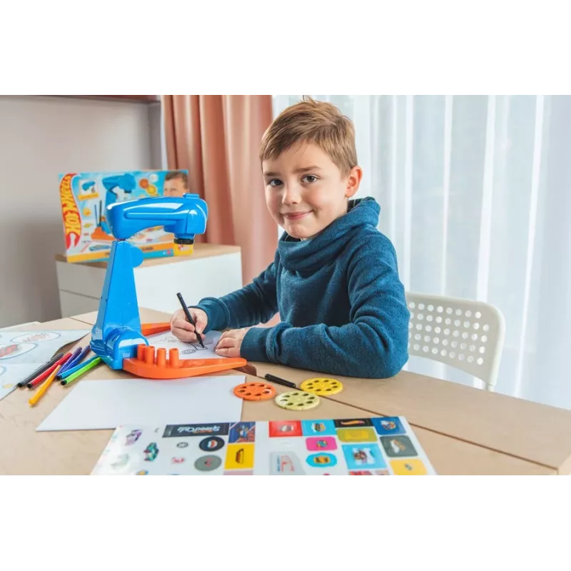 Set proiettore e scuola di disegno Hot Wheels