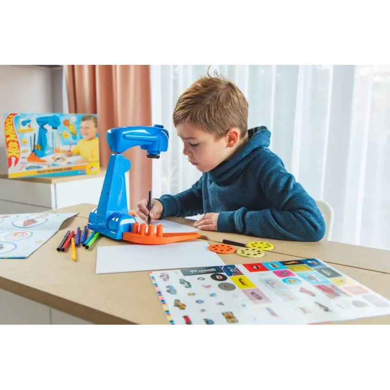 Set proiettore e scuola di disegno Hot Wheels