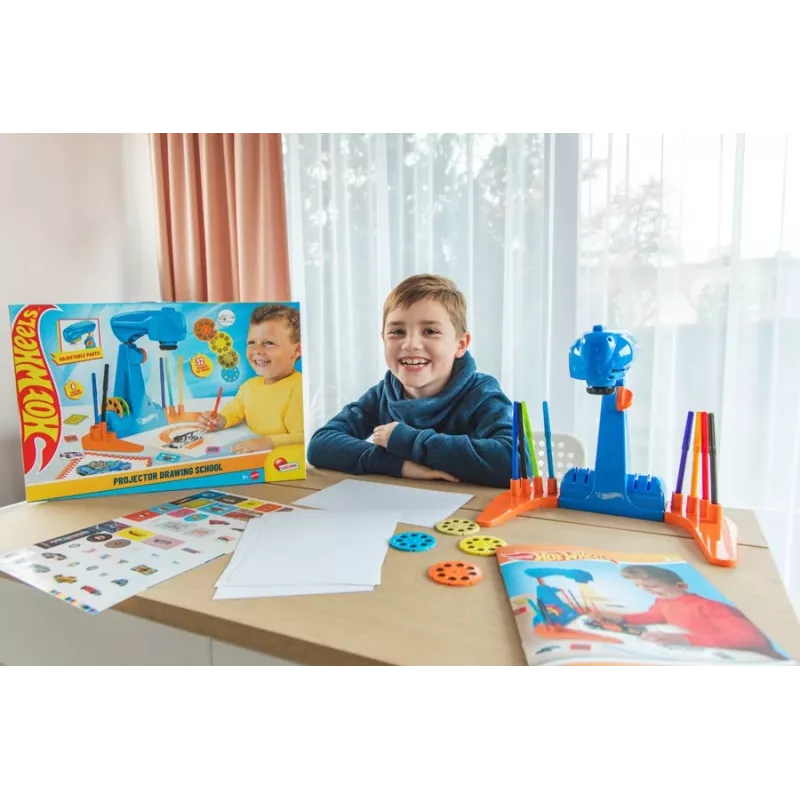 Set proiettore e scuola di disegno Hot Wheels