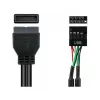 Good Connections 5021-PST3 - 0,45 m - USB 2.0 - 480 Mbit/s - nero