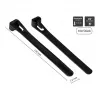 Fascetta fermacavi riutilizzabile 150 mm x 7,2 mm, nera, resistente ai raggi UV, da -40 °C a +85 °C, 100 pezzi (KAB-R15S72)