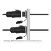 Good Connections IC01-20P303 - S1 - alimentazione (3 poli) - nero - dritto - metallo - plastica - oro - lega di rame