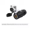 Good Connections IC01-20P303 - S1 - alimentazione (3 poli) - nero - dritto - metallo - plastica - oro - lega di rame