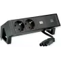Bachmann 902.963 DESK2 multipresa, nero (RAL9005), 2x Schuko, 1x USB-C 30 W