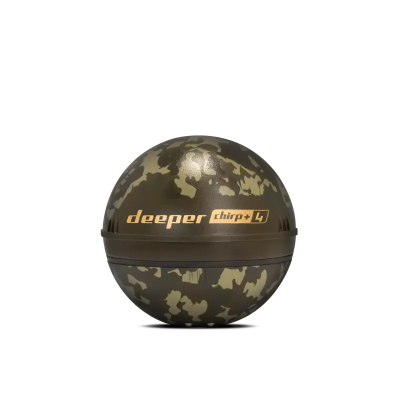 Sonar Deeper Smart Sonar Chirp+4 ecoscandaglio Wi-Fi, batteria integrata, case ABS, verde/marrone