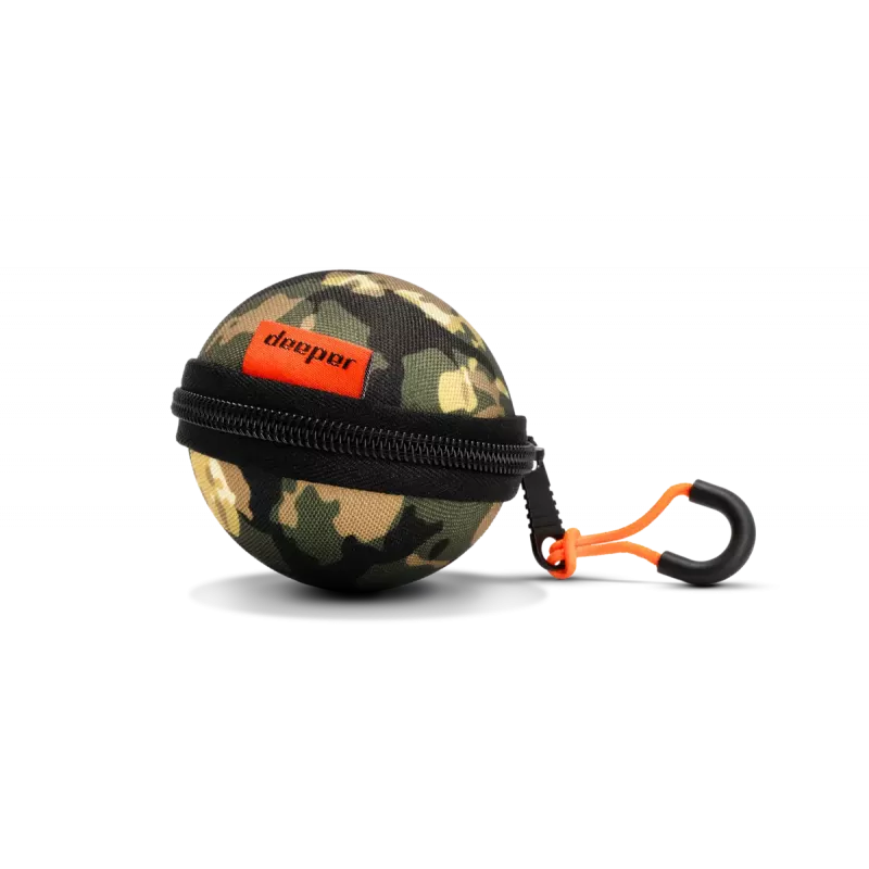 Sonar Deeper Smart Sonar Chirp+4 ecoscandaglio Wi-Fi, batteria integrata, case ABS, verde/marrone