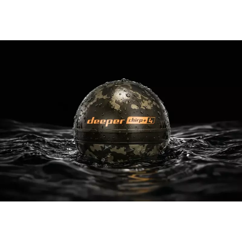 Sonar Deeper Smart Sonar Chirp+4 ecoscandaglio Wi-Fi, batteria integrata, case ABS, verde/marrone