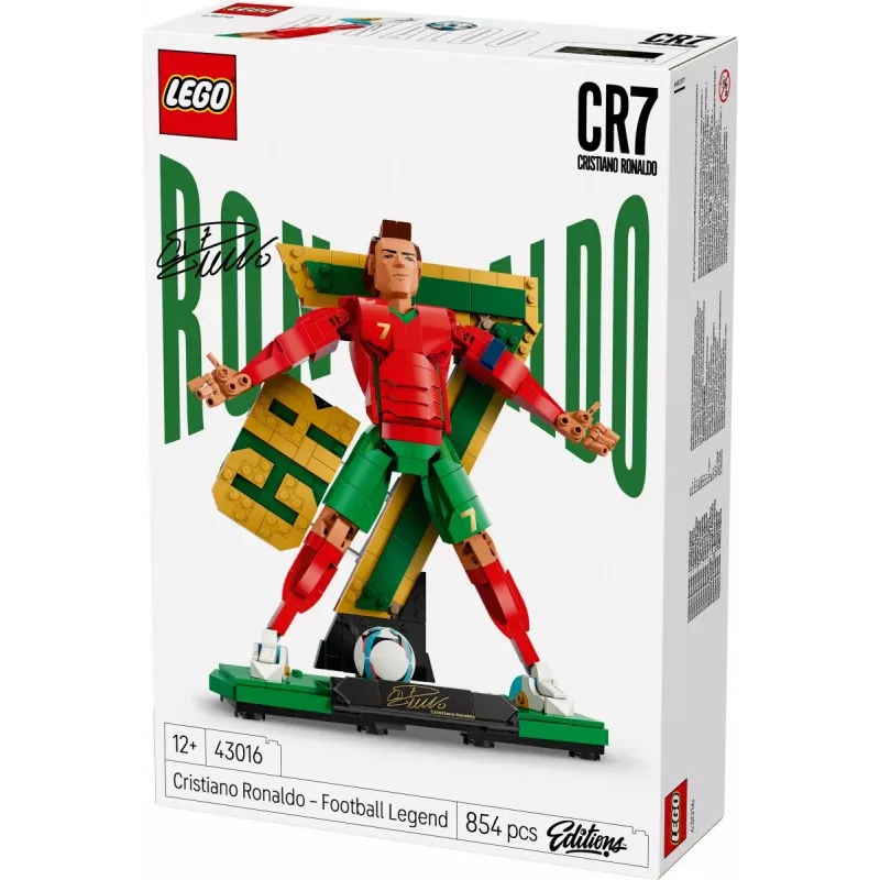 LEGO Editions Sports 43016 Cristiano Ronaldo — Leggenda del calcio