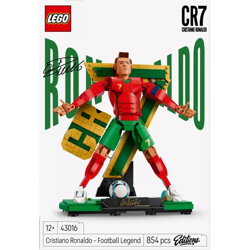 LEGO Editions Sports 43016 Cristiano Ronaldo — Leggenda del calcio