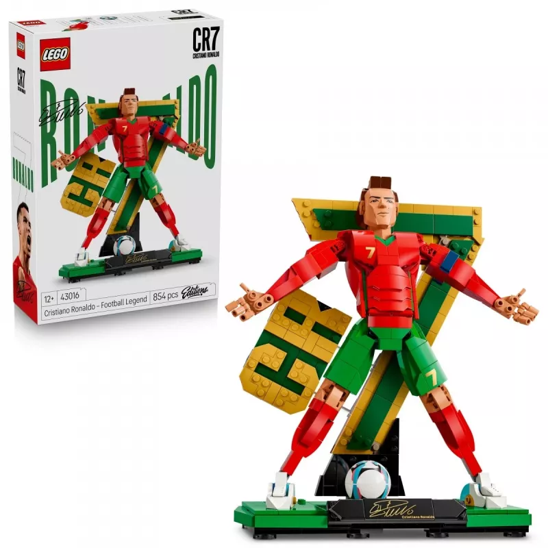 LEGO Editions Sports 43016 Cristiano Ronaldo — Leggenda del calcio