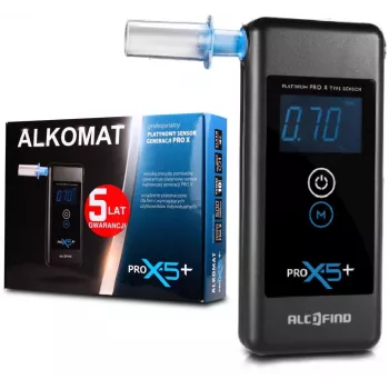 Etilometro Pro x-5+ 5 anni di garanzia