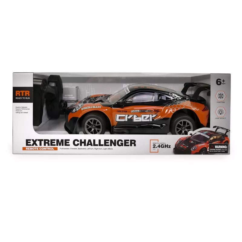 Auto radiocomandata Artyk Car R/C arancione – auto giocattolo radiocomandata, a batteria, modello 176982