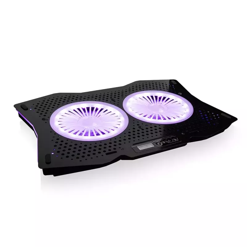 Pad di raffreddamento Modecom MC-CF18 RGB 45,7 cm 2 ventole nero