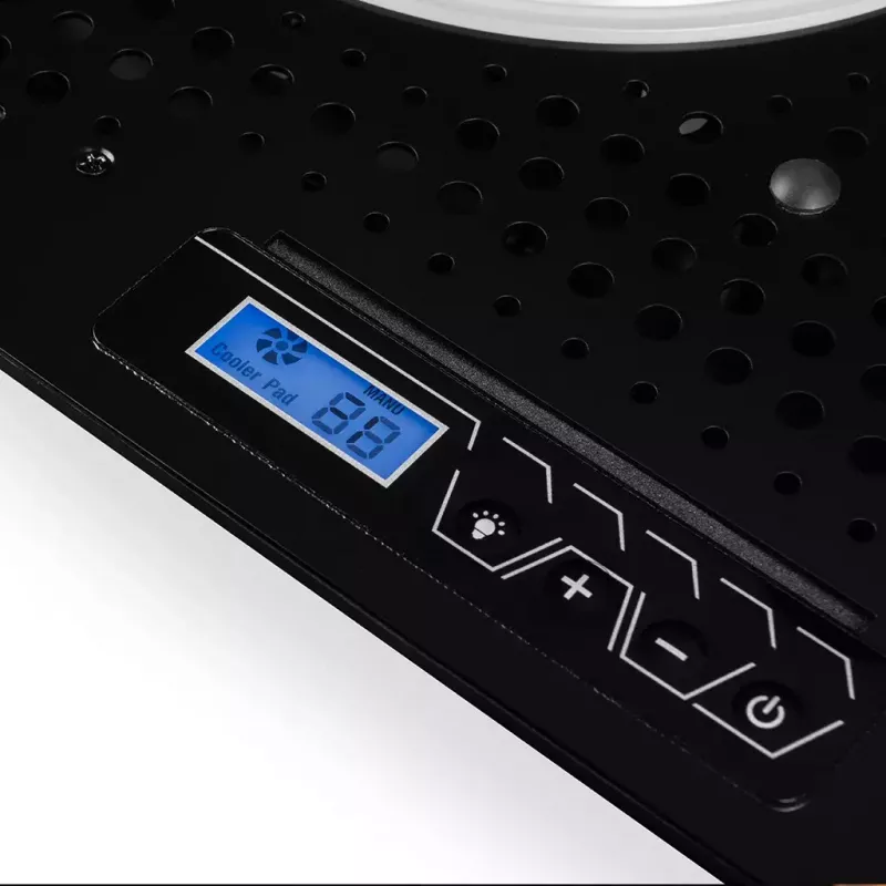 Pad di raffreddamento Modecom MC-CF18 RGB 45,7 cm 2 ventole nero