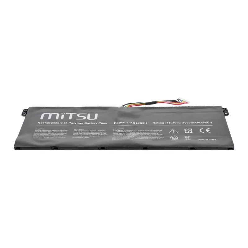 Batteria MITSU BC/AC-E3 per laptop Acer 2200 mAh 33 Wh 15,2 V