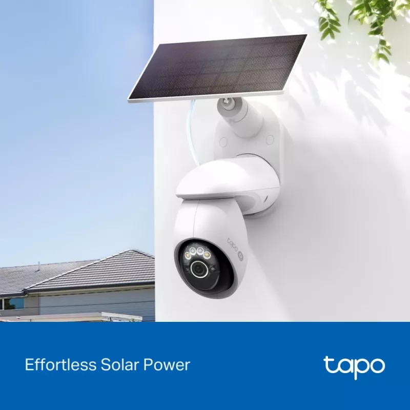 TP-Link Tapo kit telecamera di sicurezza orientabile/alimentata a energia solare