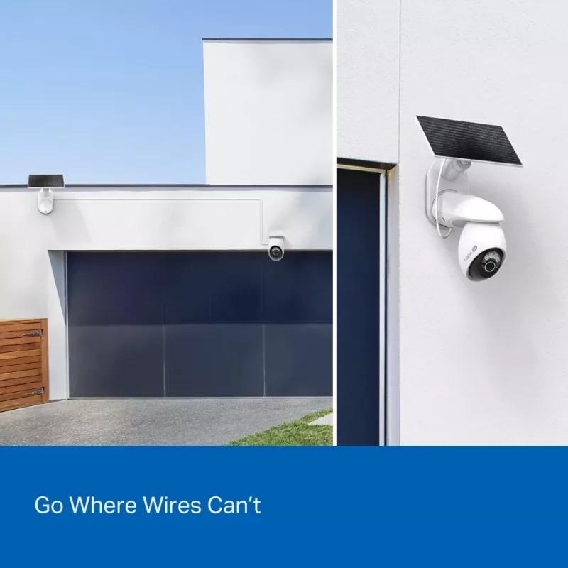 TP-Link Tapo kit telecamera di sicurezza orientabile/alimentata a energia solare