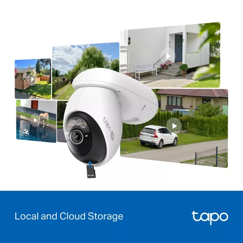 TP-Link Tapo kit telecamera di sicurezza orientabile/alimentata a energia solare