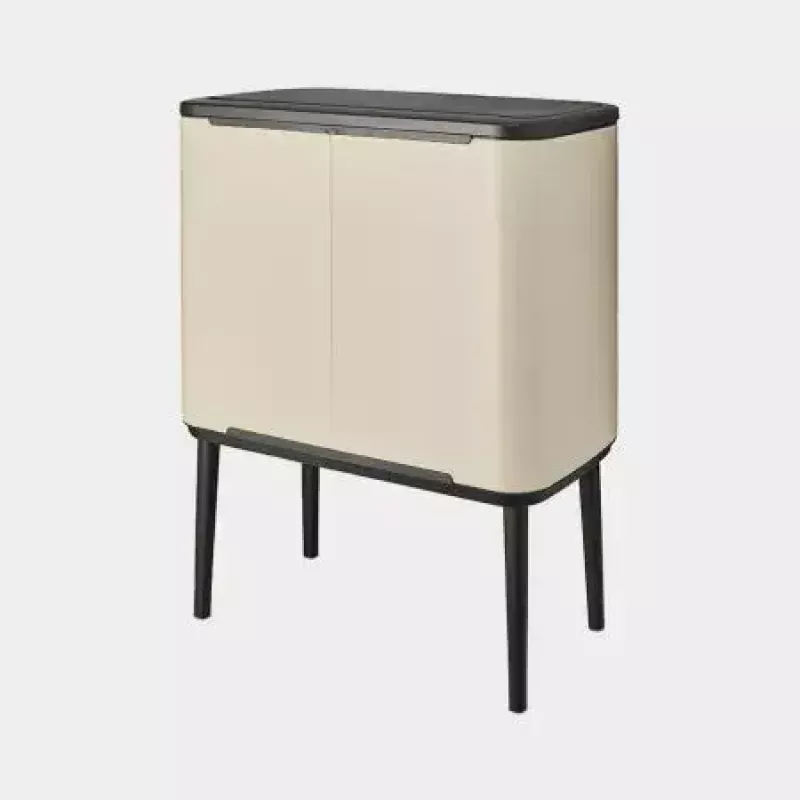 Brabantia Bo Touch Bin 34 L 2 cestini beige larghezza 540 mm profondità 312 mm altezza 680 mm
