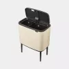 Brabantia Bo Touch Bin 34 L 2 cestini beige larghezza 540 mm profondità 312 mm altezza 680 mm