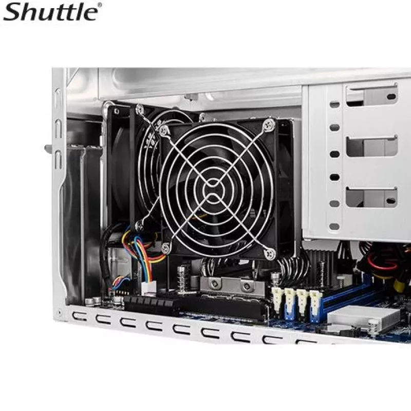 Shuttle PCB-SB860R811 SB860R8 XPC Cube barebone, S-1851, Intel B860, 4x DDR5, Xe Graphics, 500 W, nero