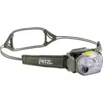 Petzl SWIFT RL Lampada frontale, 1100 lumen, ricaricabile, verde giungla