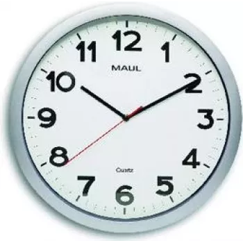 Jakob Maul GmbH Orologio da parete MAULstep O 40 cm argento (9054195)