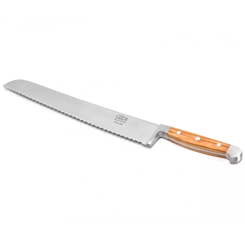 Güde Alpha Ulivo Pane coltello da pane, 32 cm