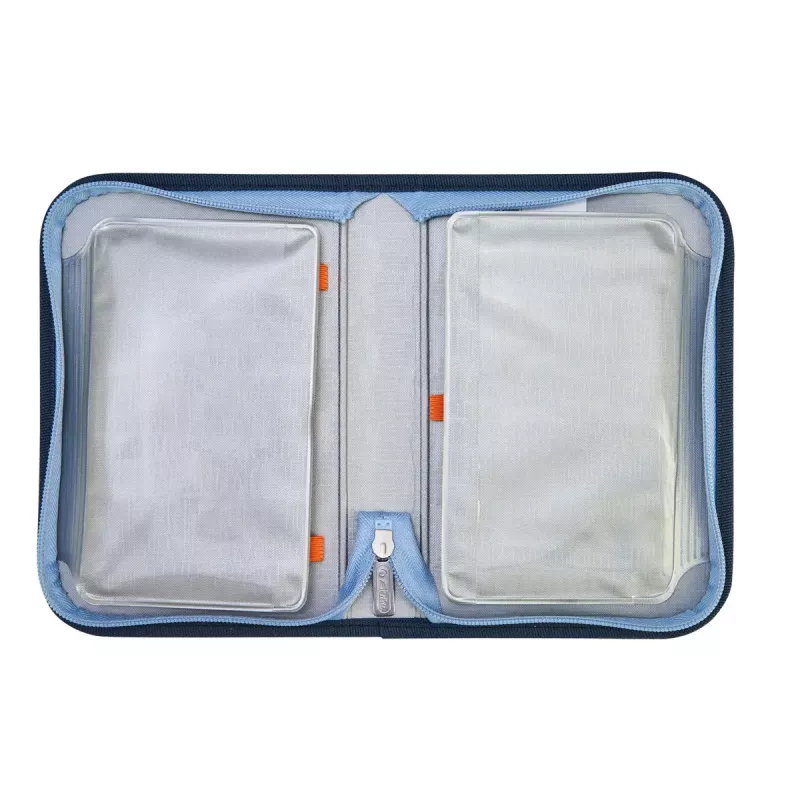 Set zaino scuola HERLITZ Loop Plus TechMech per bambino — poliestere, composto da zaino, borsa sport, astuccio, pochette