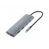 CONCEPTRONIC Dock 10-in-1 USB-C->HDMI/2xUSB-C/3xUSB-A/+ 20cm gr