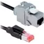 Bachmann 918.034 cavo patch Cat6a STP, 5 m, nero, RJ-45