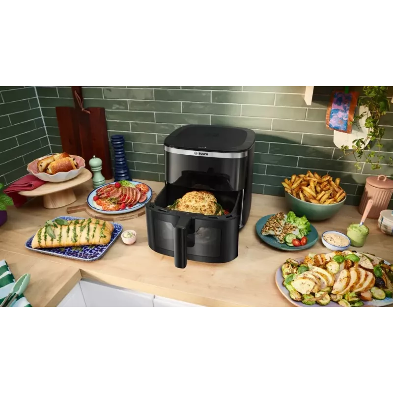 Friggitrice ad aria Bosch Serie 6 MAFS2671B apparecchio singolo 7,2 L a sé stante 1800 W friggitrice ad aria nero