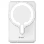 Powerbank SAVIO BA-13 10000 mAh con uscita 20 W e ricarica wireless, bianco