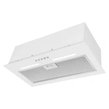 Cappa aspirante da incasso MPM MPM-45-OW-06/W — 450 mm, 645 m³/h, 3 velocità, filtro antigrasso in alluminio, bianco