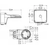 Supporto per montaggio su palo per telecamere dome TR-JB07/WM03-G-IN