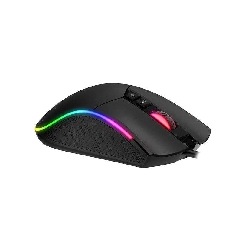 Mouse gaming HAVIT MS1001S V2 sensore ottico RGB con filo nero-grigio