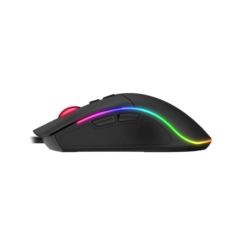 Mouse gaming HAVIT MS1001S V2 sensore ottico RGB con filo nero-grigio
