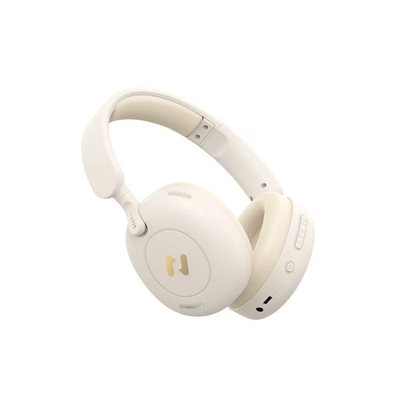 Cuffie Bluetooth over-ear HAVIT H655BT PRO — cuffie wireless, beige, audio Bluetooth