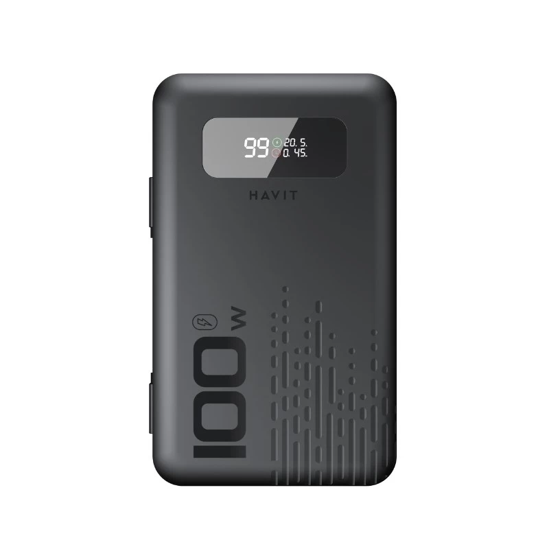Powerbank portatile HAVIT PB5212 20000mAh — batteria esterna ad alta capacità (nero)