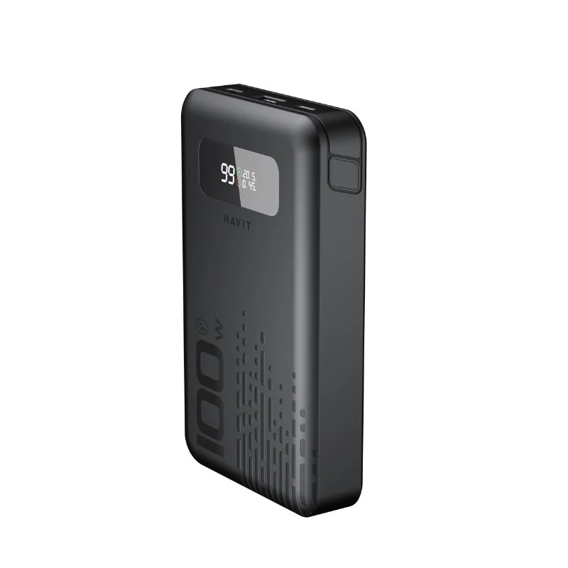 Powerbank portatile HAVIT PB5212 20000mAh — batteria esterna ad alta capacità (nero)