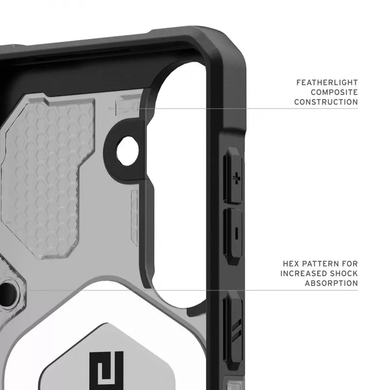 UAG Urban Armor Gear Pathfinder Case con modulo magnetico | Samsung Galaxy S26 | ash (grigio trasparente)/nero | 214528113140 (214528113140)